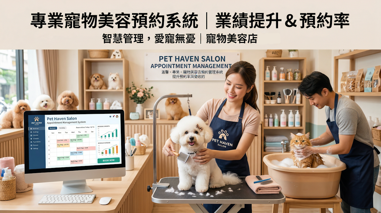 寵物美容店為什麼需要預約管理系統？